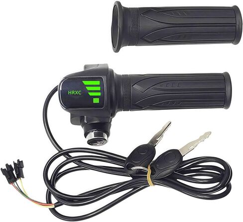 ebike كامل تويست خنق ريدستار q20، 48 فولت التوصيل والتشغيل سهلة التركيب، قبضة مفتاح قفل مجموعة مؤشر LED، ريدستار q20 كامل تويست خنق ل ebike دراجة نارية سكوتر in Kuwait