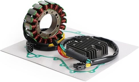 Magneto Coil Stator + Voltage Regulator + Gasket Assy Fit for BMW F650GS (K72) 2006-2012,F700GS (K70) 2011-2017,F800GS (K72) 2006-2018,F800R (K73) 2005-2019,F800S (K71) 2004-2010 in Saudi Arabia