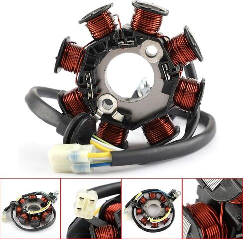 Magneto Generator Engine Stator Coil Fit for Kawasaki KFX90 KSF90 2007-2020, for Kymco Mongoose 90 2007-2018# 21003-Y002,21003-Y005,21003-Y006,31120-LBD4-900 in Saudi Arabia