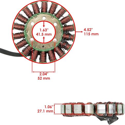 Caltric Stator Compatible With Polaris Sportsman 3089959 in Saudi Arabia