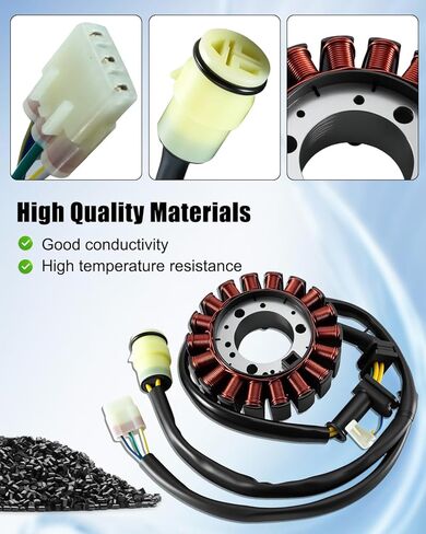 Engine Stator Coil Fit for Honda TRX300 Foreman 2x4 4x4 Big Red 300 FourTrax 300 2x4 4x4 1988-2000 Replace 31120-HC4-004 31120-HC4-014 31120-HC4-003 31120-HC4-750, with Coil Trigger in Saudi Arabia