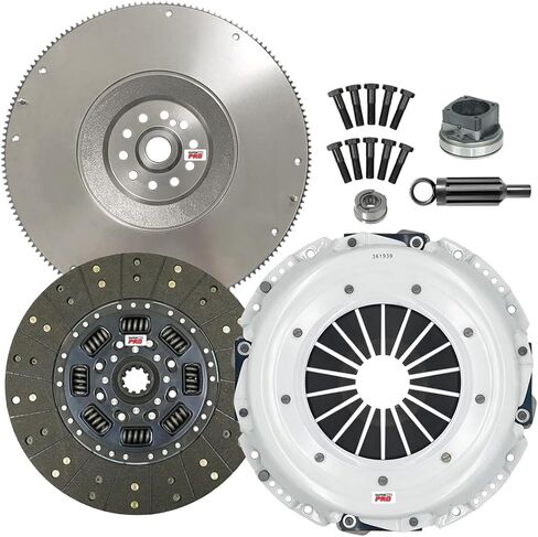 ClutchMaxPRO متوافق مع مجموعة القابض للمرحلة 2 مع دولاب الموازنة 1999-2003 F250 F350 F450 F550 Super-Duty 2000-2003 F650 F750 7.3L توربو ديزل 6 سرعات (CP07113HD-FW167458WB-ST2) in Saudi Arabia