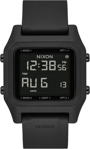 NIXON Staple A1309-100m Water Resistant Men's Digital Sport Watch (38mm Face, 22mm PU/Rubber/Silicone Band) - Made with #Tide Recycled Ocean Plastics in Saudi Arabia