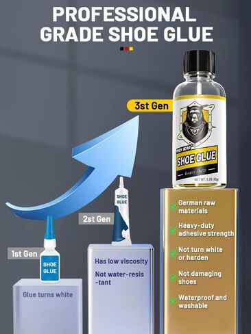Shoe Glue Heavy Duty, Strong Bond for Sole Repair, Fixes Cracks & Separation, Stays Flexible & Clear on Sneakers, Boots & Sandals in Saudi Arabia