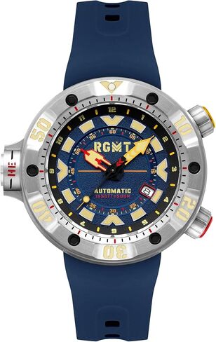 RGMT Men's 50mm Depth Charge Automatic Watch with Silicone Strap RG-8071 in Saudi Arabia