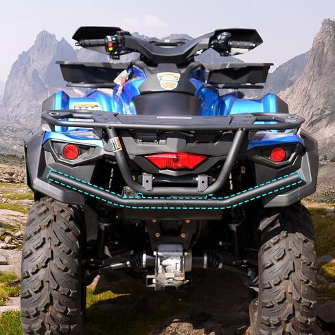 A & UTV PRO Rear Bumper Guard for Can Am Outlander 2015-2024, Heavy Duty Steel Tube Back Brush Guard Protector for Can-Am Outlander 450 500 570 Max 15-24 Accessories, Replace OEM #715001911 in Saudi Arabia