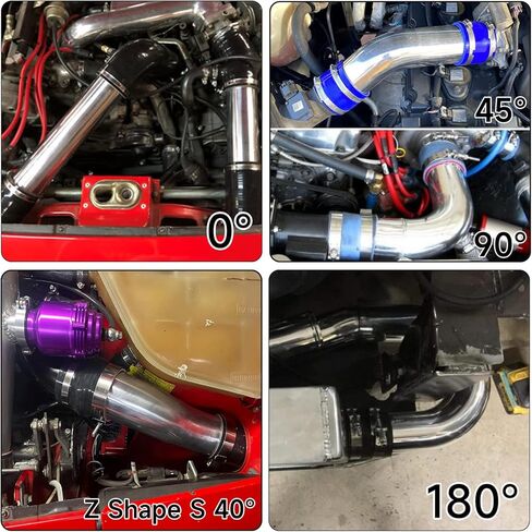 العالمي OD 4 "طول 500 مللي متر العالمي الأنابيب المبرد الأنابيب 40 درجة S شكل بيند الكوع توربو كمية أنبوب in Kuwait