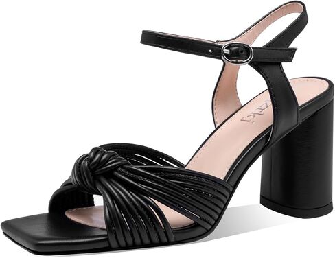Women's Gold Heeled Sandals, Square Open Toe Chunky Heel Wedding Shoes, Bow Knot Block Heels Sandals for Bridal Party Dress in Saudi Arabia