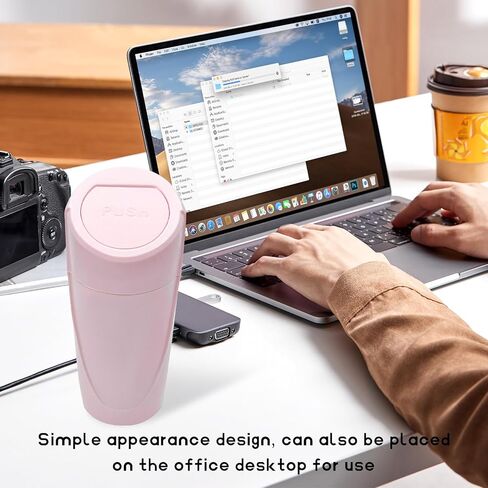 Car Trash Can Bin with Lid, Leakproof Auto Cup Holder Garbage Bin Multipurpose Storage Organizer, Mini Portable Dustbin Side Door Garbage Can for Vehicle Home Office (Pink) in Kuwait