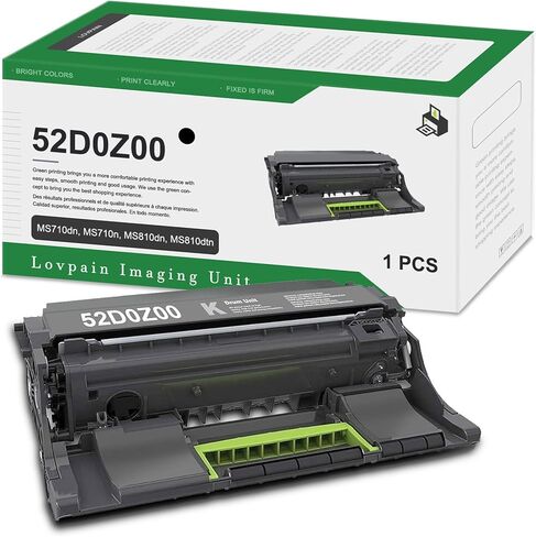 52D0Z00 وحدة تصوير متوافقة مع وحدة الطبل 520Z لاستبدال وحدة التصوير Lexmark 52D0Z00 لطابعة MX710 MX810 MX811 MX812 MS710 MS711 MS810 MS811 MS812 [100,500 صفحة] in Saudi Arabia