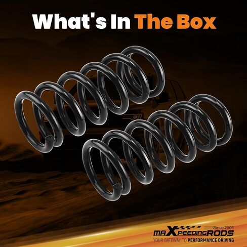 زنبرك تخفيض خلفي 3 بوصة من maXpeedingrods لـ Dodge Ram 1500 2WD 2009-2018، لـ Ram 1500 2WD 2019-2024، مجموعة ملفات السقوط in Saudi Arabia