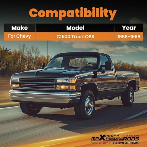 maXpeedingrods Under Bed C-notch Rear Frame for Chevy C1500 Truck OBS 1988-1998, For 10" Rear Drop Weld-on Lowering Kit in Saudi Arabia
