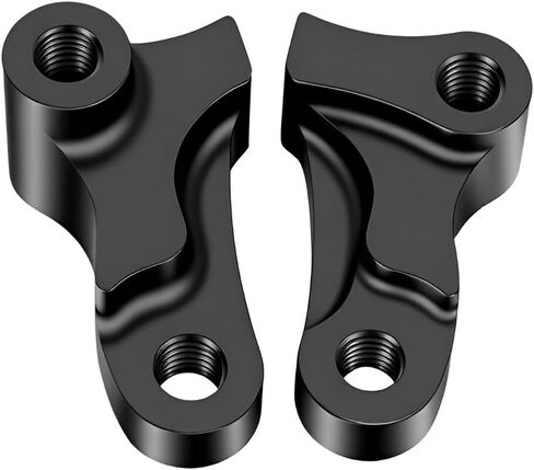 1.75 Inch Rear Lowering Kit Compatible with Harley Dyna Street Bob Low Rider Super Glide 2006-2017 - Adjustable Black Drop Links with Hardware​ in Saudi Arabia