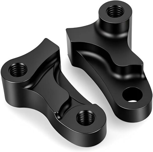 1.75 Inch Rear Lowering Kit Compatible with Harley Dyna Street Bob Low Rider Super Glide 2006-2017 - Adjustable Black Drop Links with Hardware​ in Saudi Arabia