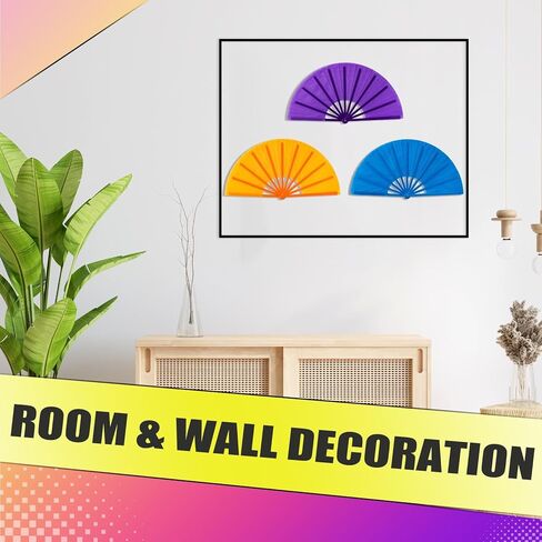 10Pcs Folding Hand Fans Bulk, Mix Color Classic Style Decorative Handheld for Line Dancing, Popping Clacking Fans for Wedding Party Dance Enthusiasts in Saudi Arabia