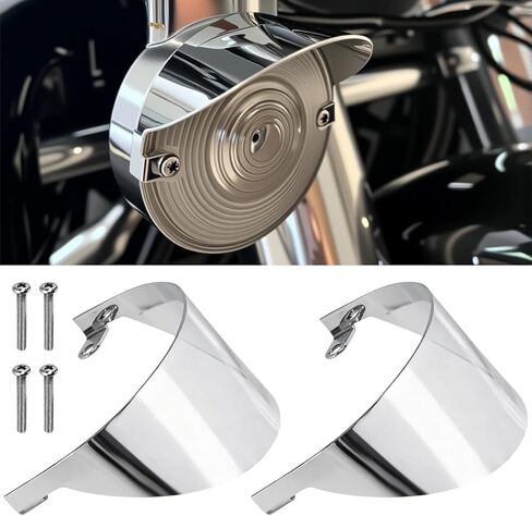 Front Turn Signal Visors for Harley Electra Glide FLHT Road Glide FLTR Road King FLHR Heritage Classic Softail FLST FLSTC 1986-2017 in Saudi Arabia