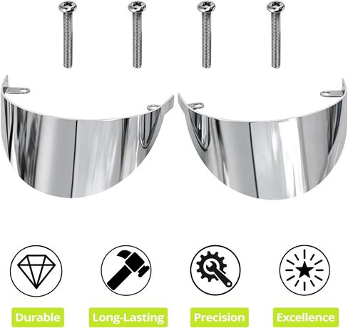 Front Turn Signal Visors for Harley Electra Glide FLHT Road Glide FLTR Road King FLHR Heritage Classic Softail FLST FLSTC 1986-2017 in Saudi Arabia