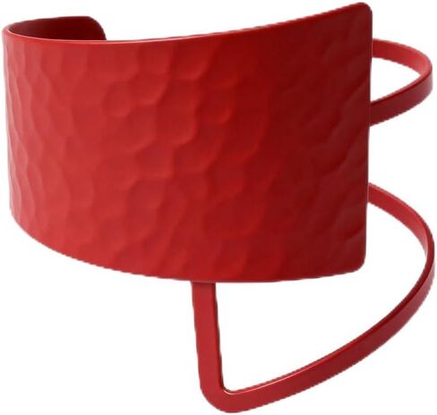 Bohemian Metal Bangle Bracelets for Women - 4 Colors (Silver/Black/Gold/Red) Adjustable Open Design, Versatile Stackable Jewelry for Daily Wear & Gifts in Kuwait