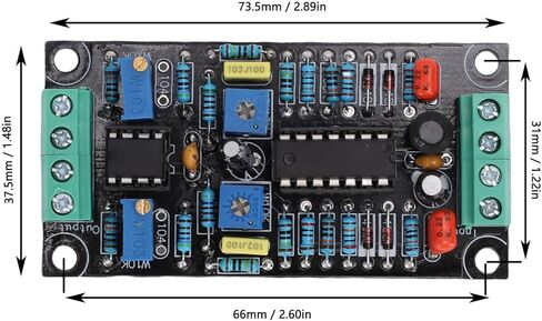 Garosa VU Meter Driver Board, Dual Channel 500uA Audio Level Meter Driver Module with Low Power Consumption, for Audio Systems and DB Level in Saudi Arabia