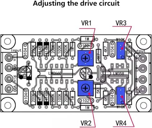 Garosa VU Meter Driver Board, Dual Channel 500uA Audio Level Meter Driver Module with Low Power Consumption, for Audio Systems and DB Level in Saudi Arabia