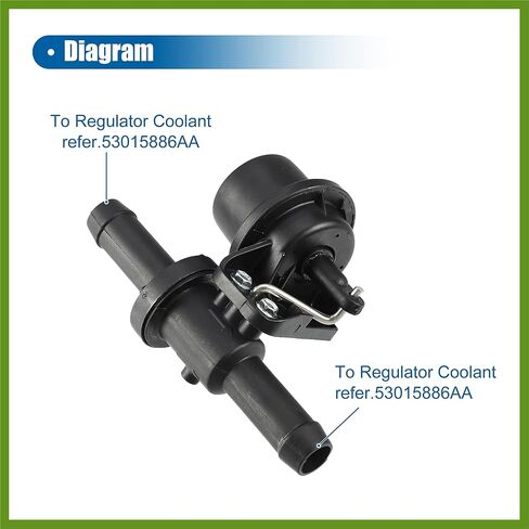 HVAC Heater Control Valve for Dodge for Ram 1500 2500 3500 Van 1999-2003 for Dodge B1500 B2500 B3500 1998 Heater Water Valve Replaces 5011241AA Vehicle Components in Saudi Arabia