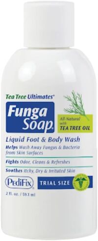 Pedifix ShoeZap UV Shoe Sanitizer + FungaSoap Tea Tree Wash, 2 oz Travel Size | 15-Minute UV Shoe Device and Foot Cleanser Bundle in Saudi Arabia