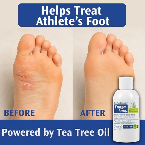 Pedifix ShoeZap UV Shoe Sanitizer + FungaSoap Tea Tree Wash, 2 oz Travel Size | 15-Minute UV Shoe Device and Foot Cleanser Bundle in Saudi Arabia
