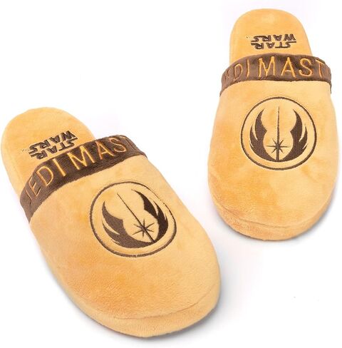 STAR WARS Slippers Mens Yoda Jedi OR R2D2 Slip On House Shoes Loafers in Saudi Arabia