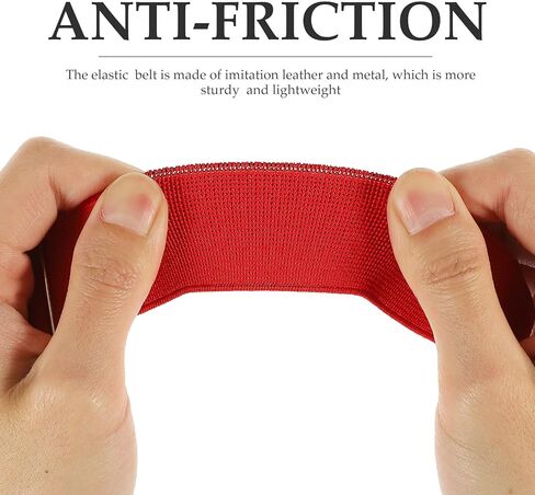 LIFKOME Baseball Belt Elastic Softball Belt Adjustable Red Pu Leather for Youth and Men Outdoor Sports in Saudi Arabia