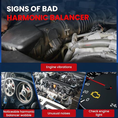 MOCA Engine Harmonic Balancer Compatible with 2009-2010 for Dodge Ram 1500 V8 5.7L, 2011-2020 for Ram 1500 V8 5.7L, 2009 for Chrysler Aspen V8 5.7L, 2011-2018 for Ram 3500 V8 5.7L in Saudi Arabia