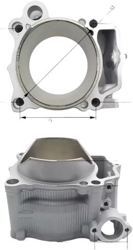 Cylinder Block Aluminum 2S2-11311-11-00 Compatible With WRF YZF YFZR YFZX 450 Off-road Engine 06-09 in Kuwait