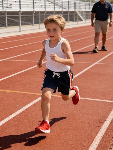 4 Pack Boys Mesh Shorts Boys Athletic Shorts Kids Youth Quick Dry Basketball Running Gym Sports with Stripe in Kuwait