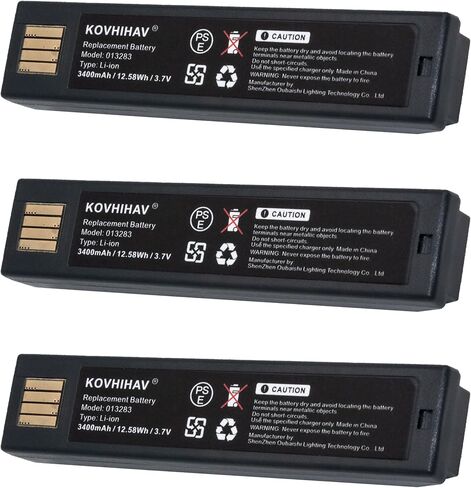3 Pack BAT-SCN01 Scanner Battery Compatible with Voyager 1202,1452,1202G,1452G,1981I in Saudi Arabia