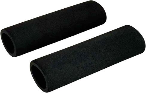 أغطية إسفنجية لمقابض اليد للدراجة النارية مضادة للانزلاق لمقبض المقود لدراجة Harley Davidson Honda Kawasaki سوزوكي Yamaha BMW (أسود) in Kuwait