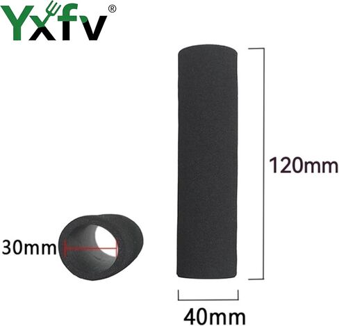 أغطية إسفنجية لمقابض اليد للدراجة النارية مضادة للانزلاق لمقبض المقود لدراجة Harley Davidson Honda Kawasaki سوزوكي Yamaha BMW (أسود) in Kuwait