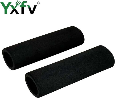 أغطية إسفنجية لمقابض اليد للدراجة النارية مضادة للانزلاق لمقبض المقود لدراجة Harley Davidson Honda Kawasaki سوزوكي Yamaha BMW (أسود) in Kuwait