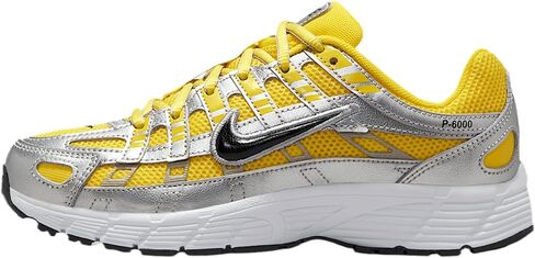 Nike P-6000 Big Kids' Shoes (HV5064-701, Lightning/Metallic Silver/White/Black) in Saudi Arabia