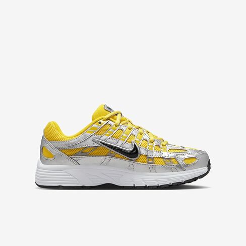 Nike P-6000 Big Kids' Shoes (HV5064-701, Lightning/Metallic Silver/White/Black) in Saudi Arabia