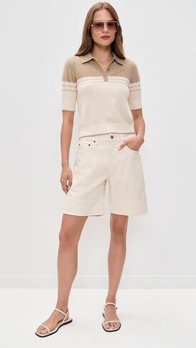 White & Warren Women's Cashmere Polo Top in Saudi Arabia
