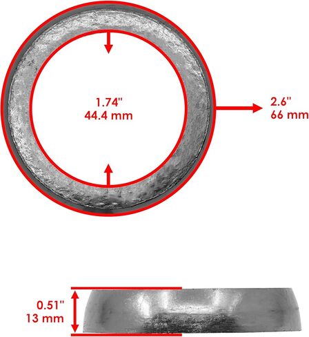 Caltric Muffler Pipe Gasket Compatible with Arctic Cat FIRECAT 700 2003 2004 2005 2006 New in Saudi Arabia