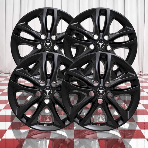 Gloss Black 17in Wheel Skin Overlays for Chevy Malibu 2016-2018 in Saudi Arabia