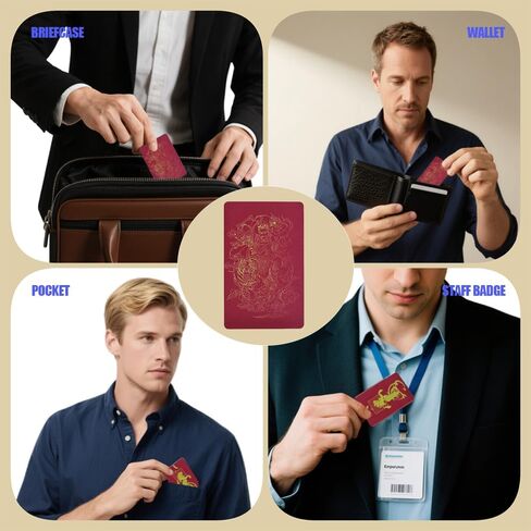 RCWG Chinese Feng Shui Amulet Card, Feng Shui Wealth Prosperity Talisman. Money Prosperity Chinese Good Luck Charms, Attracting Wealth, Money, and Business Partnerships in Kuwait