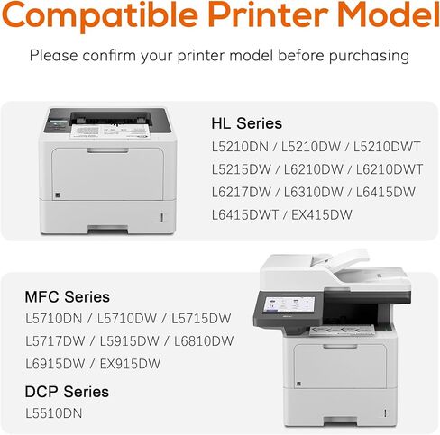 حبر TN920XL TN920 متوافق مع Brother TN-920 XL TN920XL TN920XXL TN920UXXL بديل حبر HL-L6210DW HL-L6210DWT HL-L5210DN HL-L5210DW HL-L5210DWT HL-L6310DW MFC-L6810DW (4 عبوات) in Kuwait