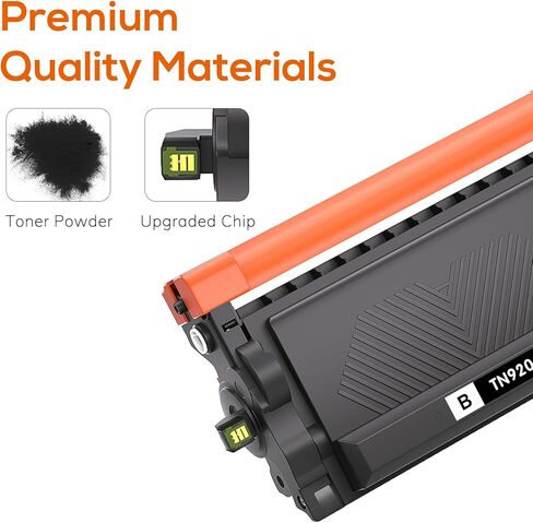 حبر TN920XL TN920 متوافق مع Brother TN-920 XL TN920XL TN920XXL TN920UXXL بديل حبر HL-L6210DW HL-L6210DWT HL-L5210DN HL-L5210DW HL-L5210DWT HL-L6310DW MFC-L6810DW (4 عبوات) in Kuwait