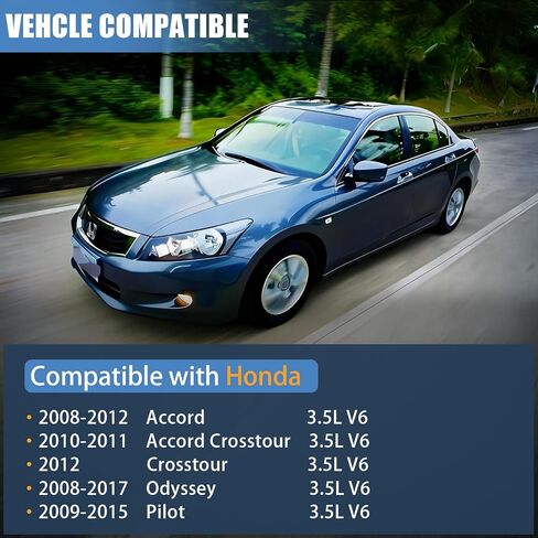 سوريلو VVT الملف اللولبي المتغير لتوقيت الصمام اللولبي مناسب لهوندا أكورد كروس تور أوديسي بايلوت 3.5L V6، محرك الملف اللولبي VVT استبدال 918-056 918056 15810-R70-A04 15810R70A04 15810-R70-A03 in Kuwait