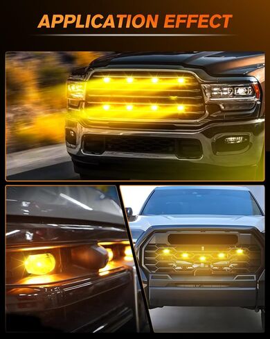 قطعتان من مصابيح قيادة الشواية LED فائقة النحافة - مصابيح ضباب صغيرة لجهاز العرض مقاس 0.8 بوصة مع شعاع Hi-Lo (أبيض/أصفر)، وحدة فك ترميز CANbus، مقاومة للماء IP68، مناسبة لشاحنة السيارة على الطرق الوعرة ودراجة نارية صغيرة in Kuwait