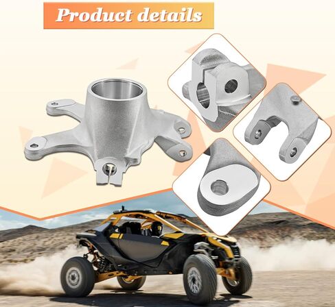 706204785 استبدال محور دوران مفصل التوجيه الأمامي الأيسر للسائق لـ Can Am Maverick X3 R RR 2019-2024 (جانب السائق الأيسر) in Kuwait