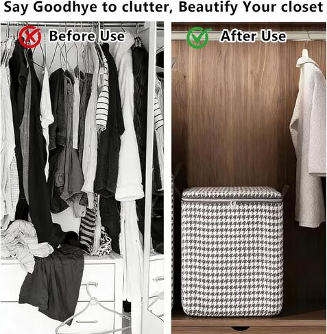 23×19×23-inch Quilt Storage Bag Large Capacity 210L Household Storage Thickened Non-woven Fabric for Seasonal Storage and Moving Ideal for Clothes and Bedding in Saudi Arabia