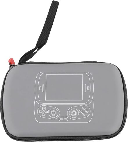 حقيبة حمل صلبة لجهاز Anbernic RG Slide الواقي من الفلانيل حقيبة سفر نحيفة منظم ملحقات رمادي 17.1 × 11.2 × 4 سم مقصورات آمنة تصميم خفيف الوزن لوحدة التحكم في الألعاب in Kuwait