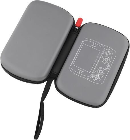 حقيبة حمل صلبة لجهاز Anbernic RG Slide الواقي من الفلانيل حقيبة سفر نحيفة منظم ملحقات رمادي 17.1 × 11.2 × 4 سم مقصورات آمنة تصميم خفيف الوزن لوحدة التحكم في الألعاب in Kuwait